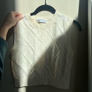 Zara cropped sweater